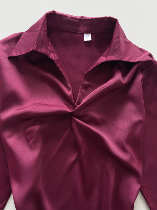 Shang Pin A Ku Satin Top-Bust 38