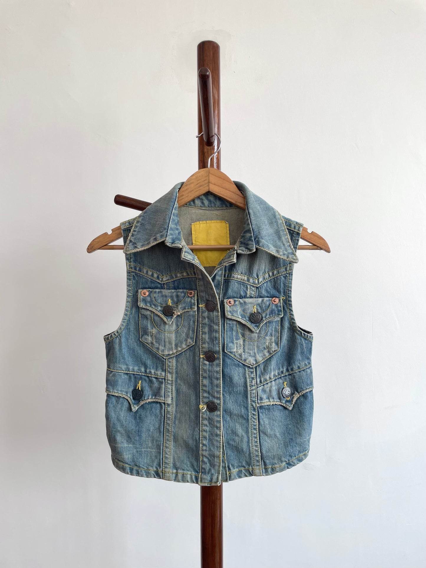 Denim Vest-Bust 32