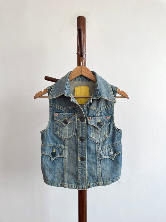 Denim Vest-Bust 32