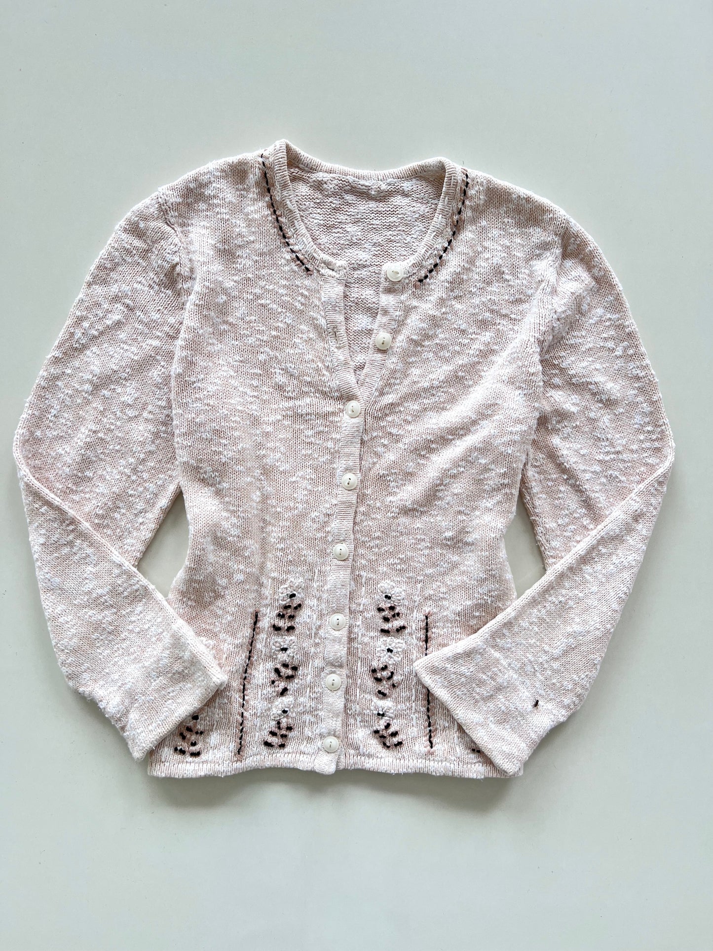 Embroidered Sweater-Bust 38