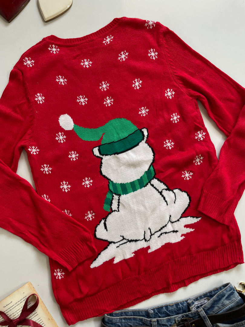 Panda Christmas Sweater - Bust 34 to 38