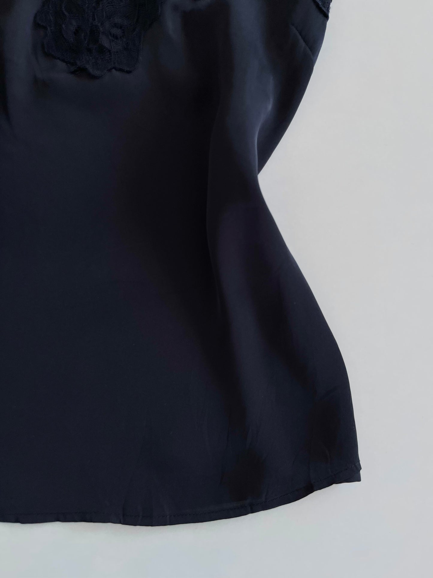 Lace Satin Slip Top-Bust 34