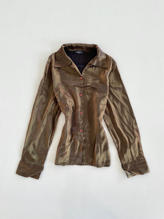 Femmes Organza Shirt-Bust 38