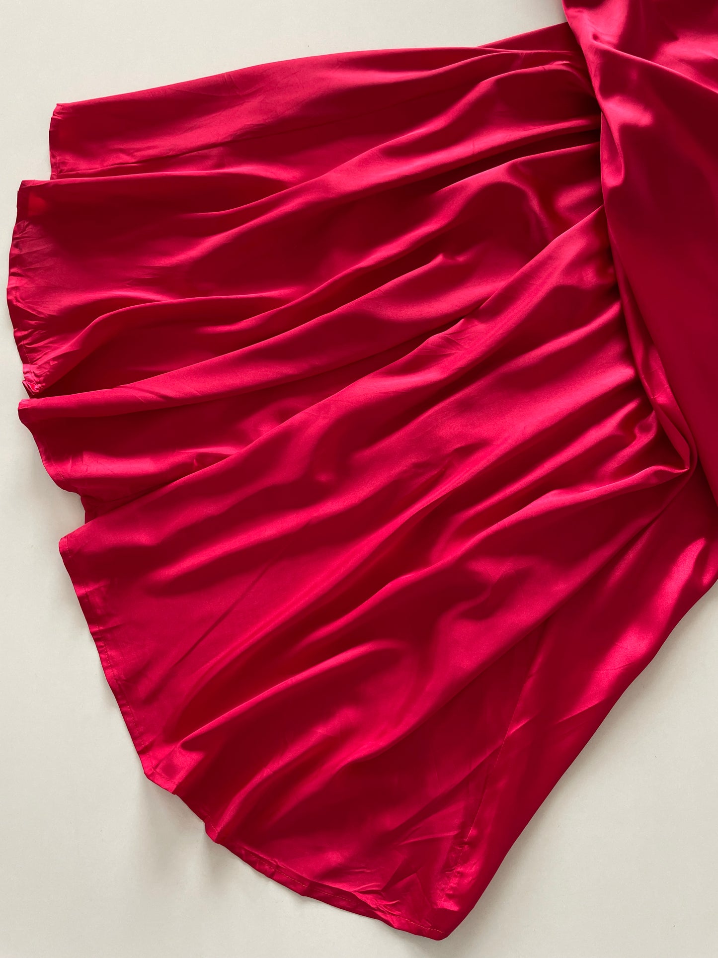 Satin Red Dress-Bust 34