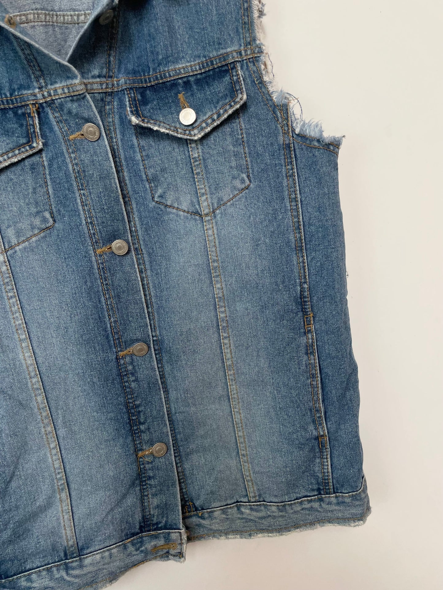 Denim Vest-Bust 42