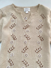Christopher & Banks Embroidered Sweater Vest-Bust 34