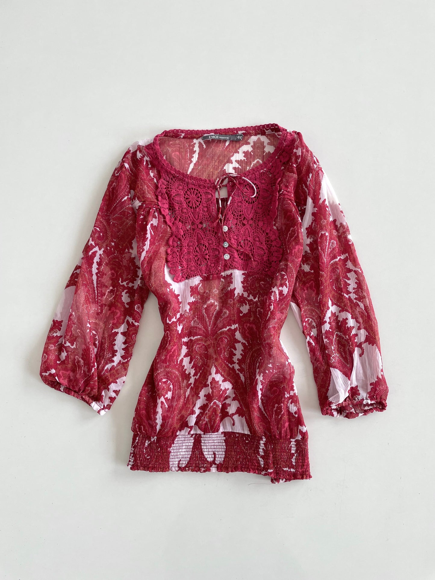Emoi Sheer Top-Bust 36