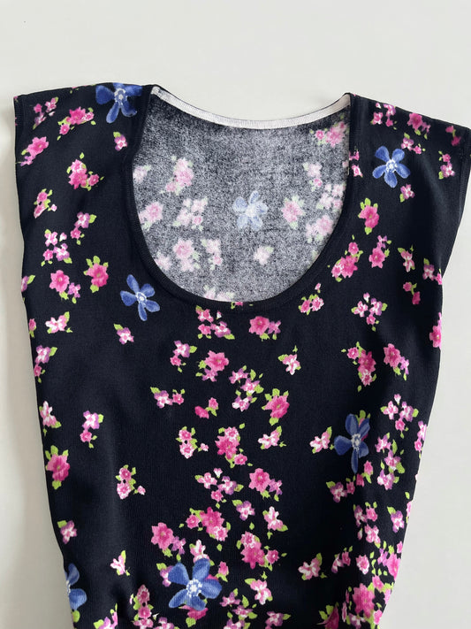 Y2k Flower Bed Top-Bust 38 to 42