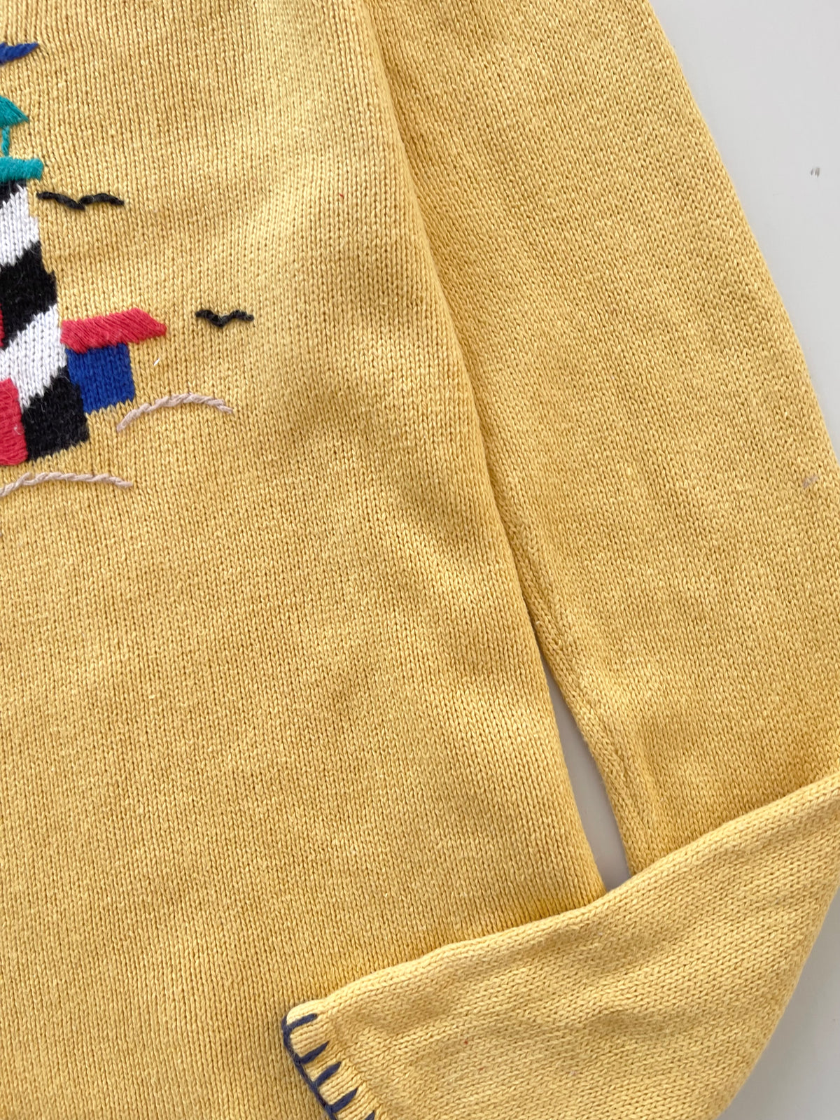 Sag Harbor Embroidered Sweater-Bust 40