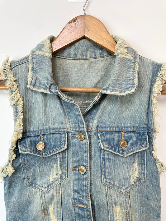 Denim Vest-Bust 28