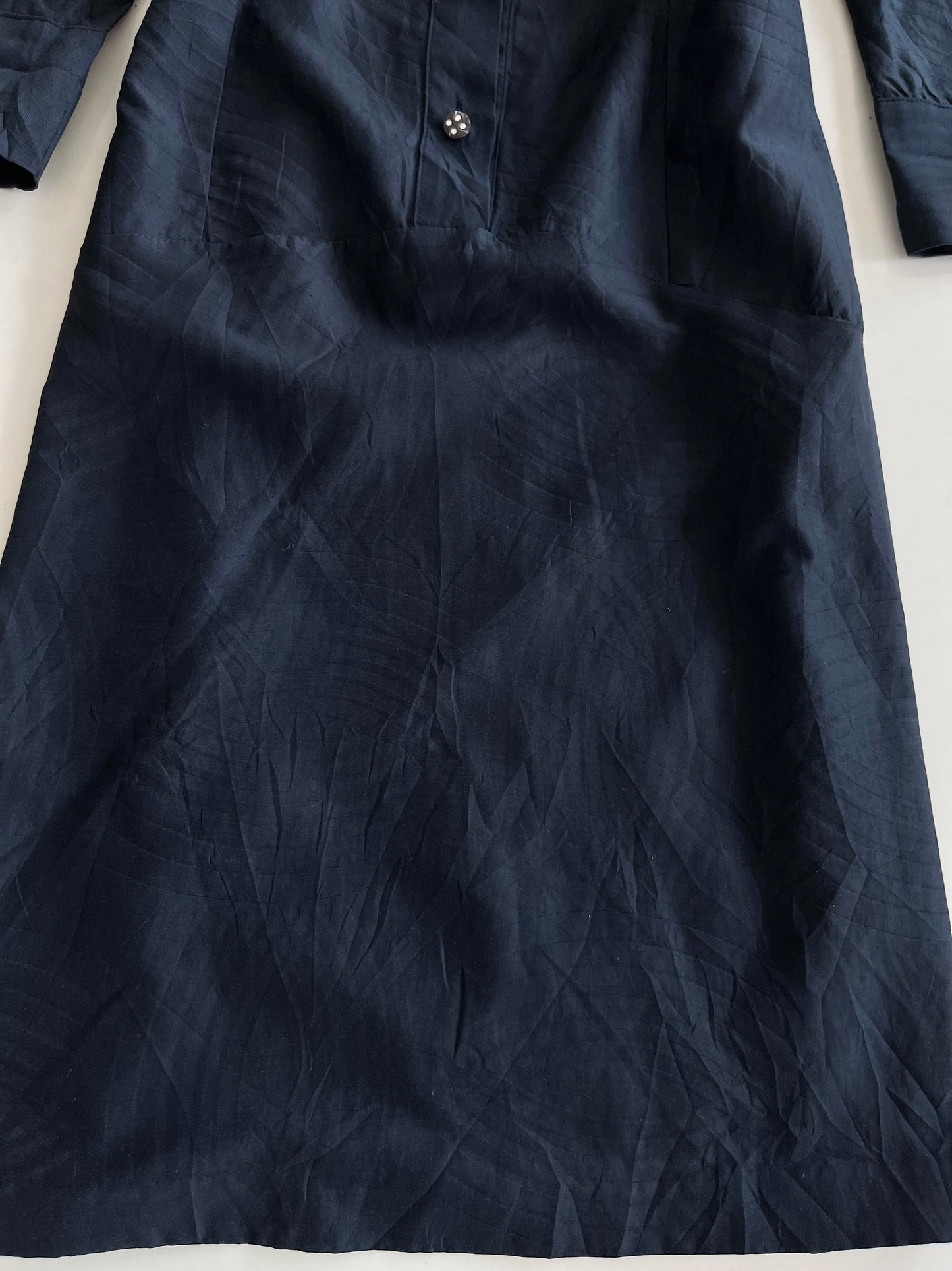 Versace Versus Y2k Vintage Buttondown Black Dress-Bust 38