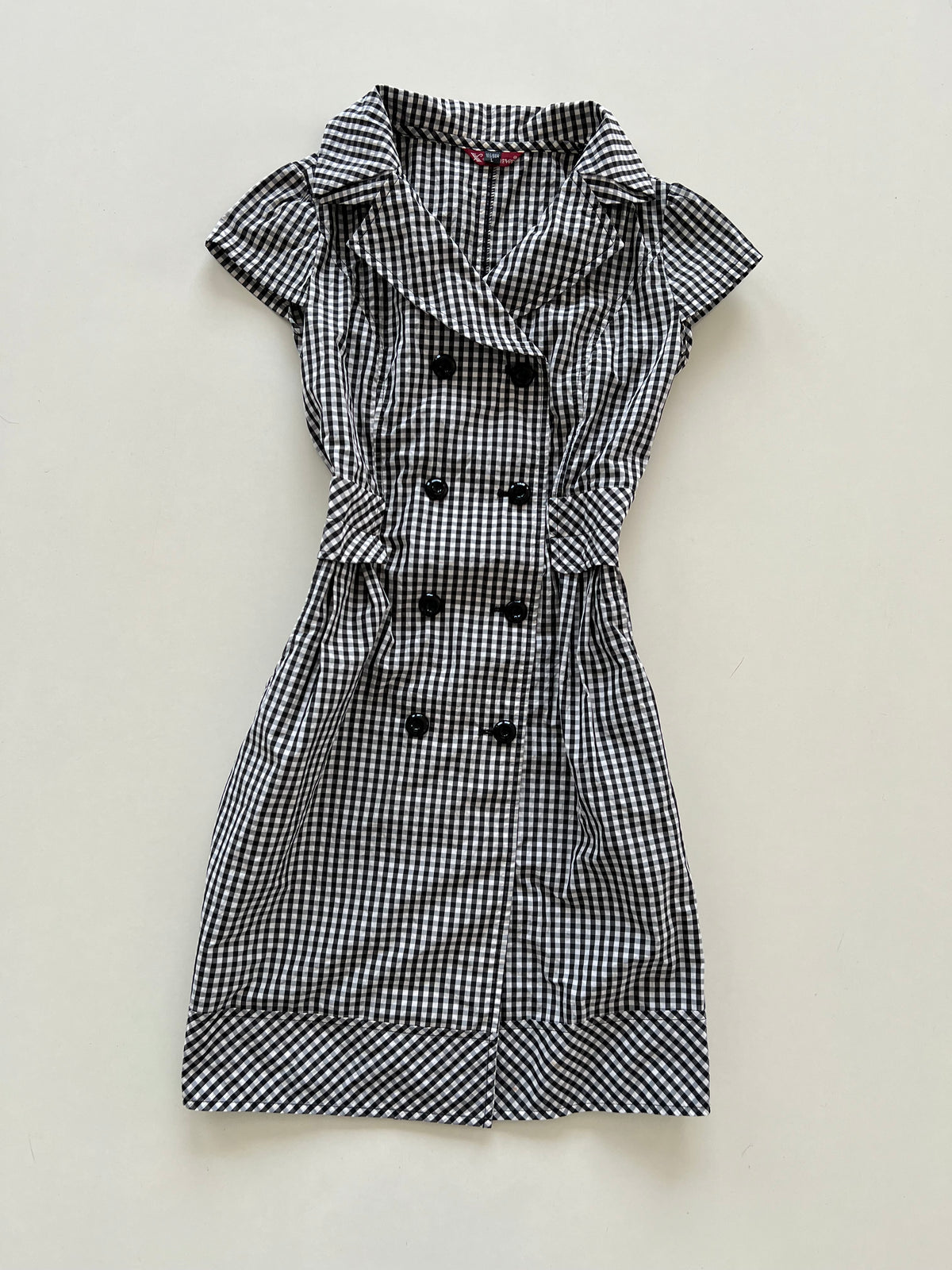 Xtnzhwo Gingham Dress-Bust 36