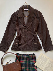 Toscane Vintage Corduroy Blazer-Bust 48