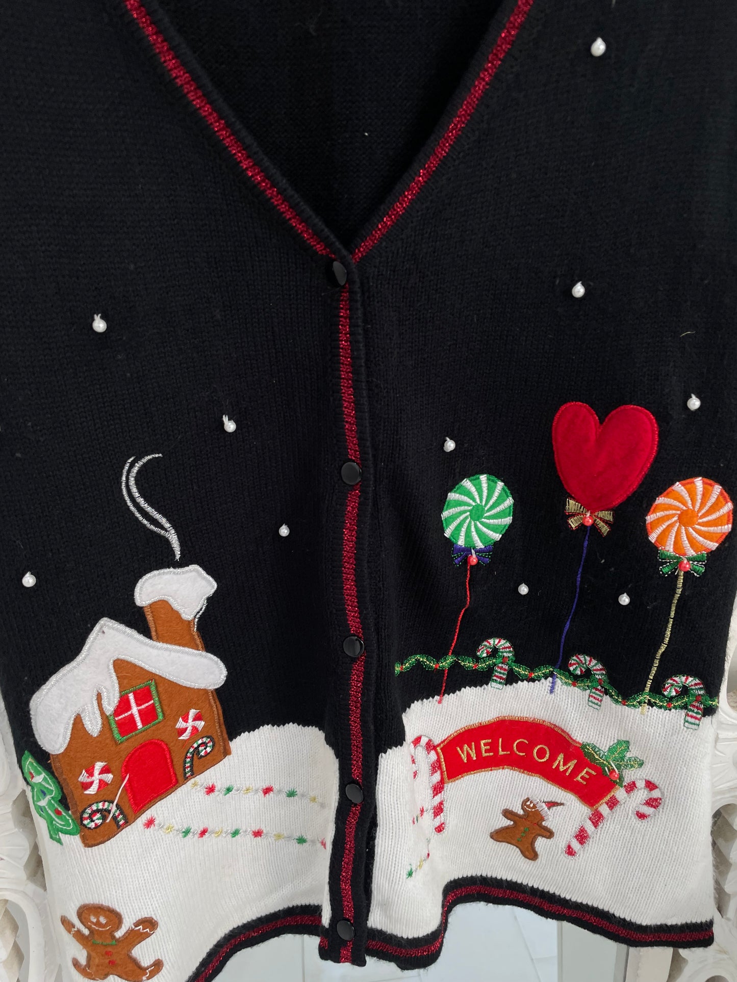 Christmas Sweater Vest-Bust 42