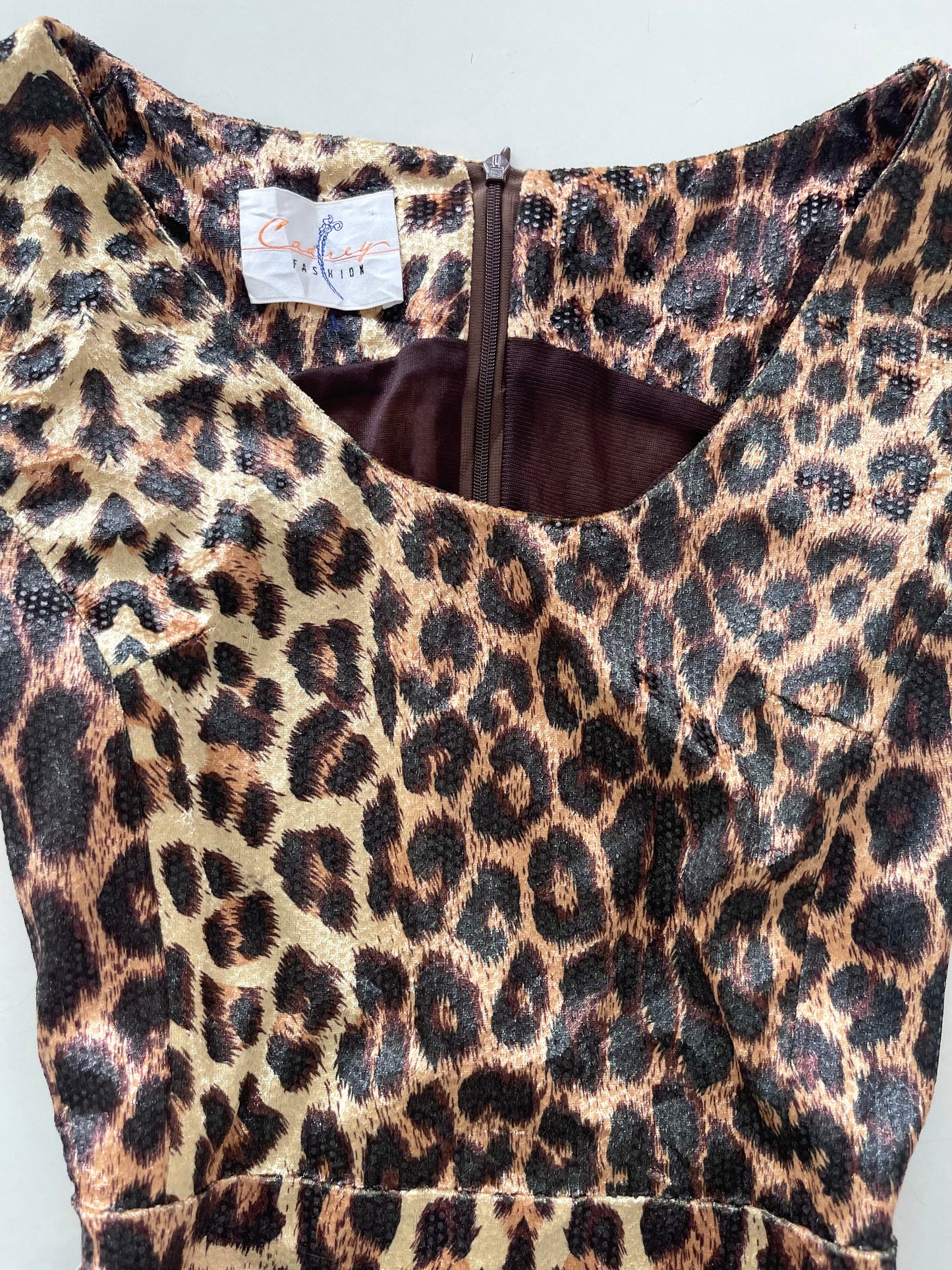 Cadrey Y2k Animal Print Dress-Bust 36