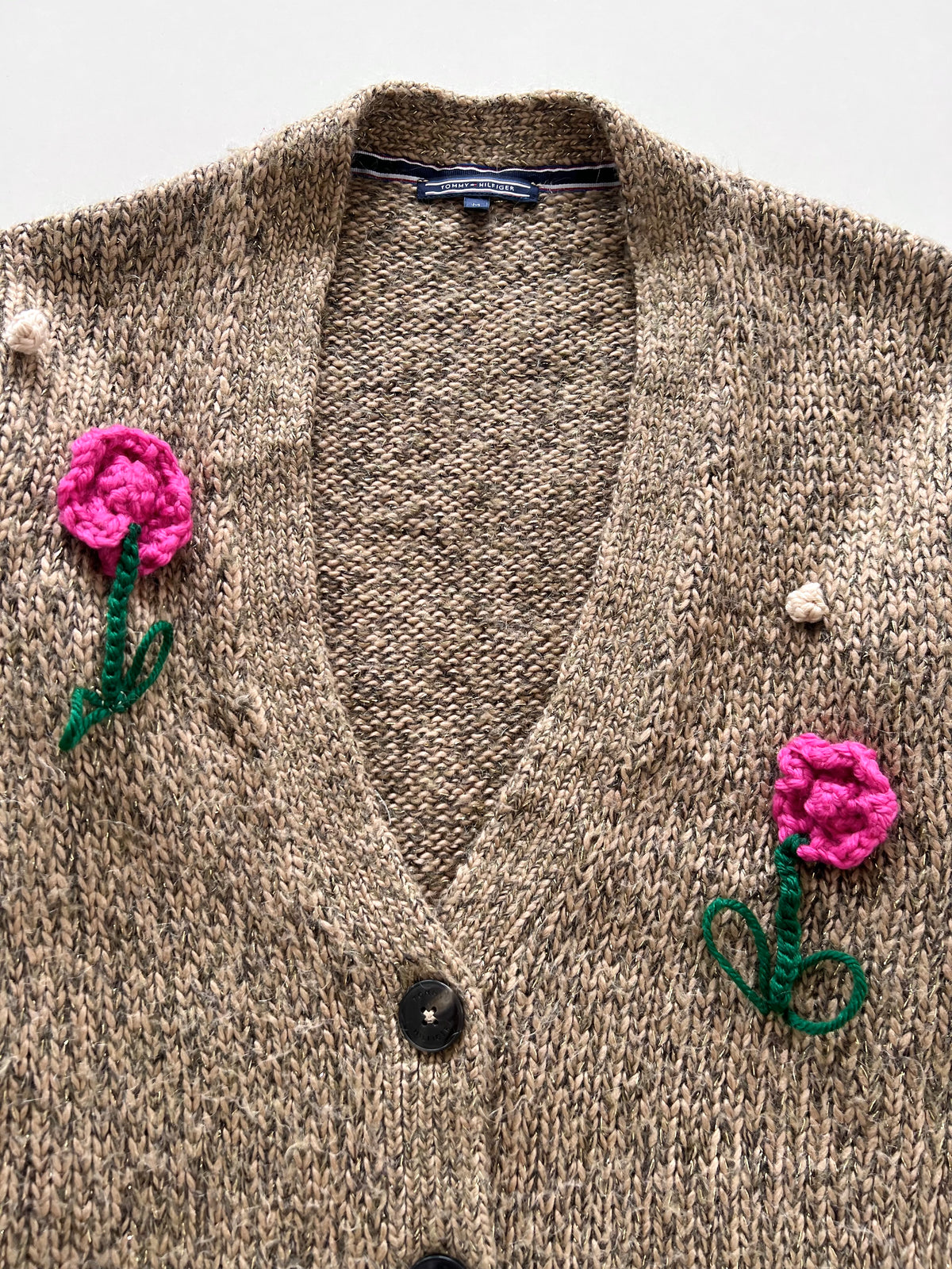 Tommy Hilfiger 17% Wool Vintage Cardigan-Bust 44 to 46