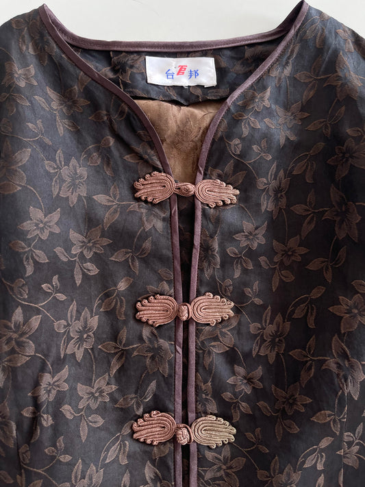 Jacquard Cheongsam Top-Bust 44