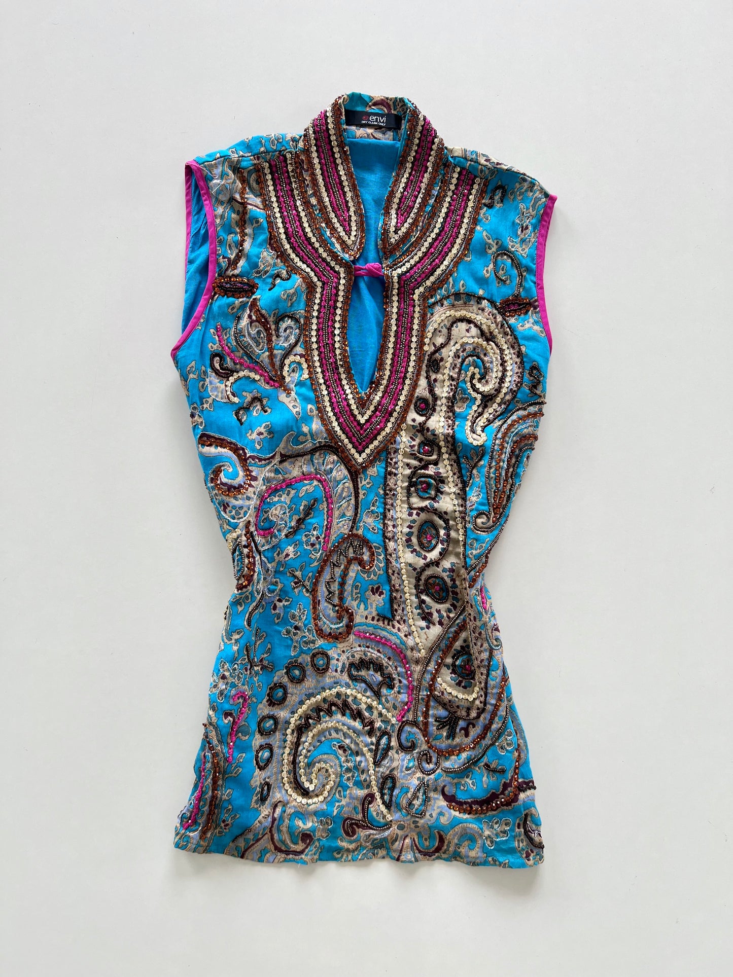 Envi Embroidered Cotton Top-Bust 38