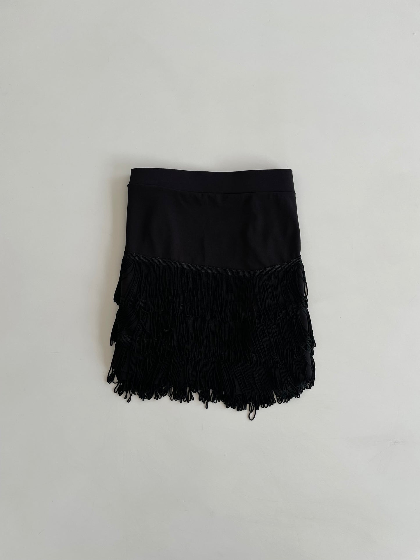 Fringe Mini Skirt-Waist 32 to 34