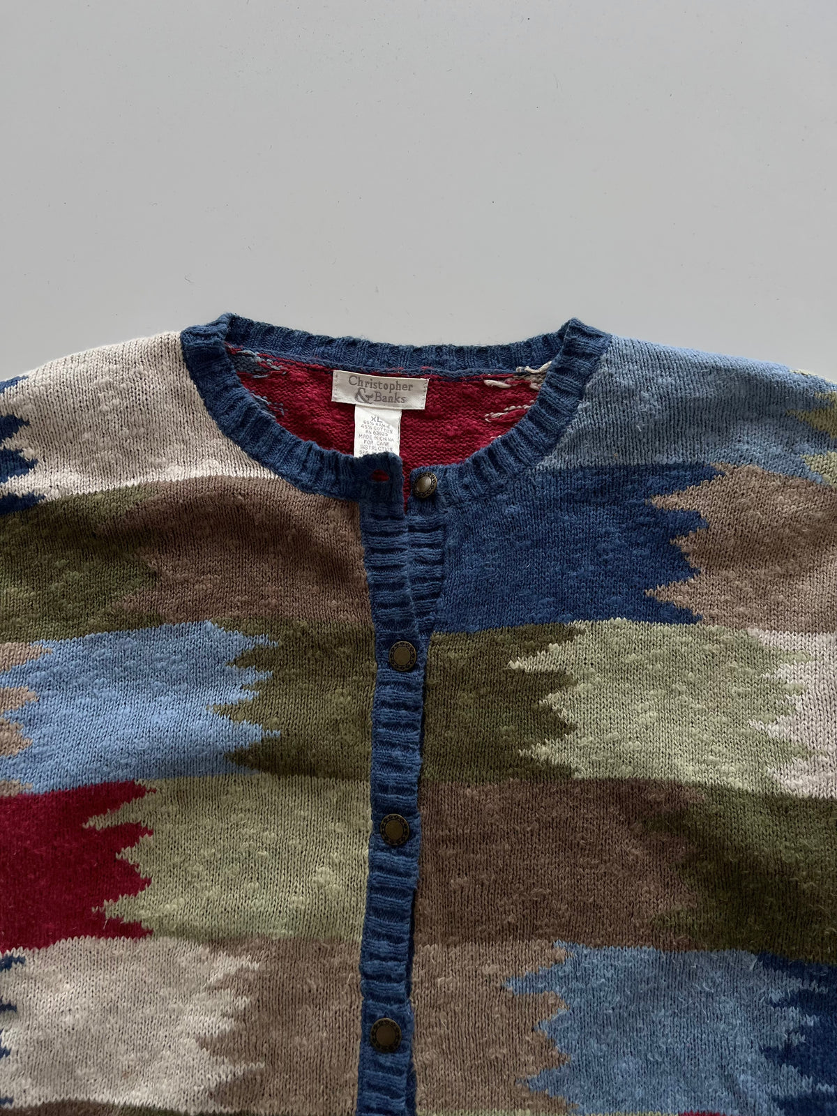 Echristopher & Banks Embroidered Sweater-Bust 50