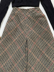 Broom Vintage Warm Tweed Skirt-Waist 26