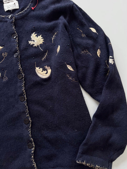 Christopher&Banks Embroidered Sweater-Bust 44