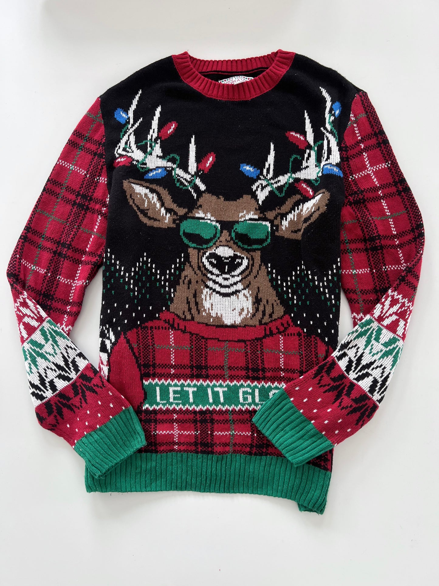 Ugly Holiday Christmas Sweater-Bust 4