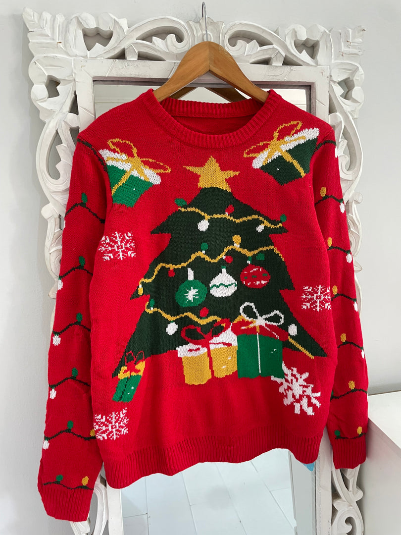 New Tagged Christmas Sweater-Chest 40
