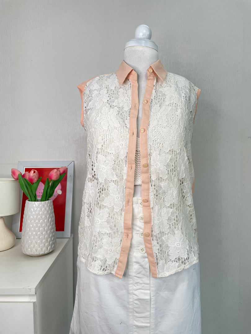 Sheer Shirt-Chest 34