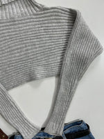 Load image into Gallery viewer, New Look Soft Grey Sweater-Bust 34 to 38
