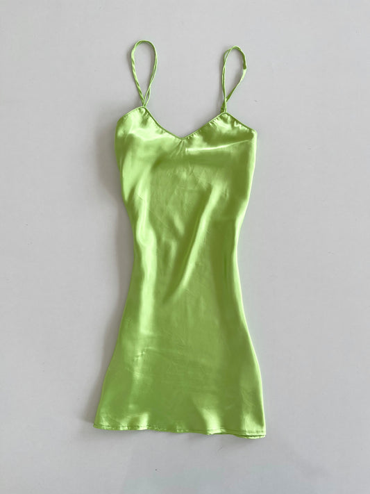 No Excuse Satin Slip Dress-Bust 32