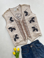 Load image into Gallery viewer, Christopher &amp; Banks Hand Embroidered Sweater Vest-Bust 52
