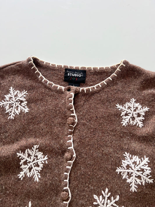Studio Embroidered Christmas Sweater-Bust 46