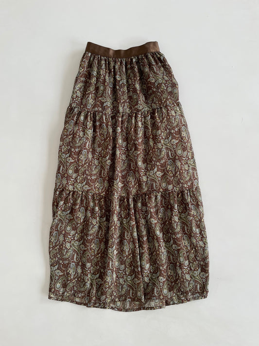 Vintage Paisley Skirt-Waist 28 to 32