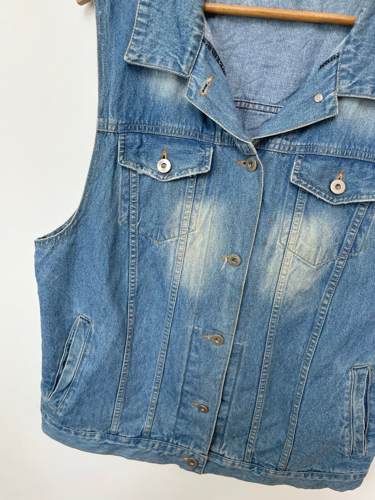 Mash Marigold Denim Vest-Bust 44