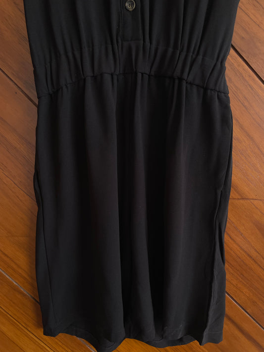 Solid Black Romper-Bust 34