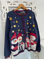 Carolina Embroidered Christmas Sweater-Bust 48