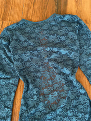 Lace Sheer Bodysuit-Bust 32 to 34