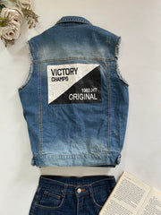 Denim Vest-Bust 40