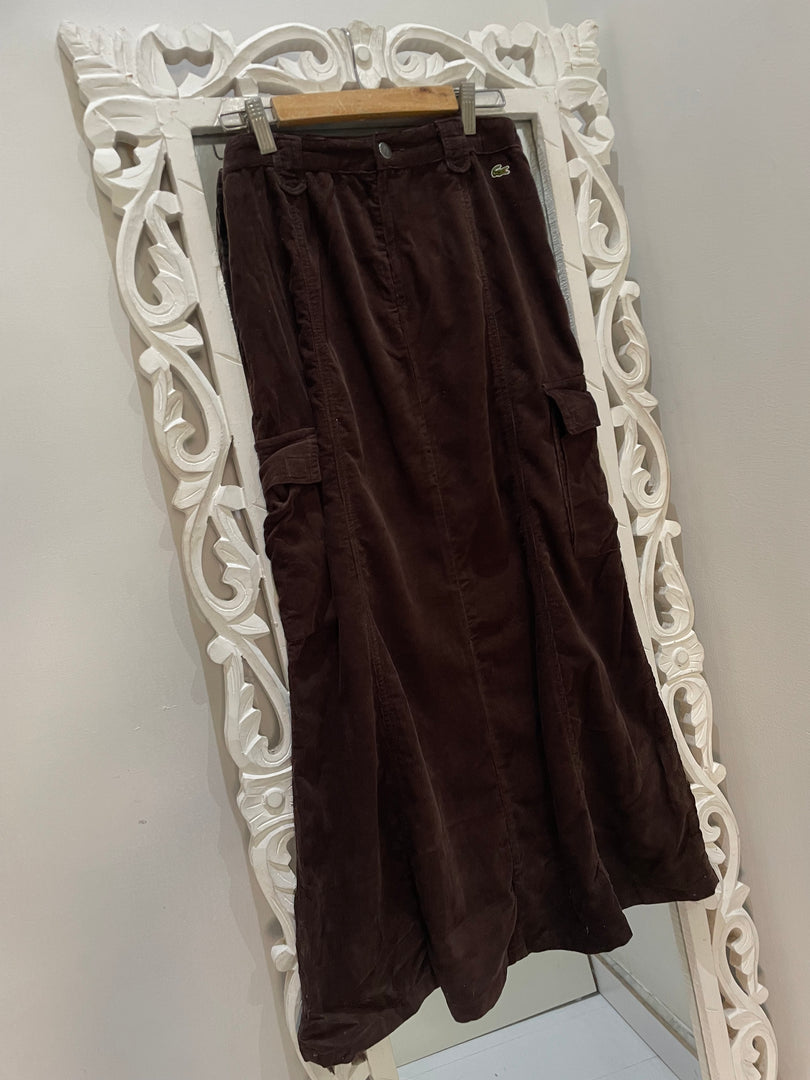 Lacoste Vintage Corduroy Skirt-Waist 28