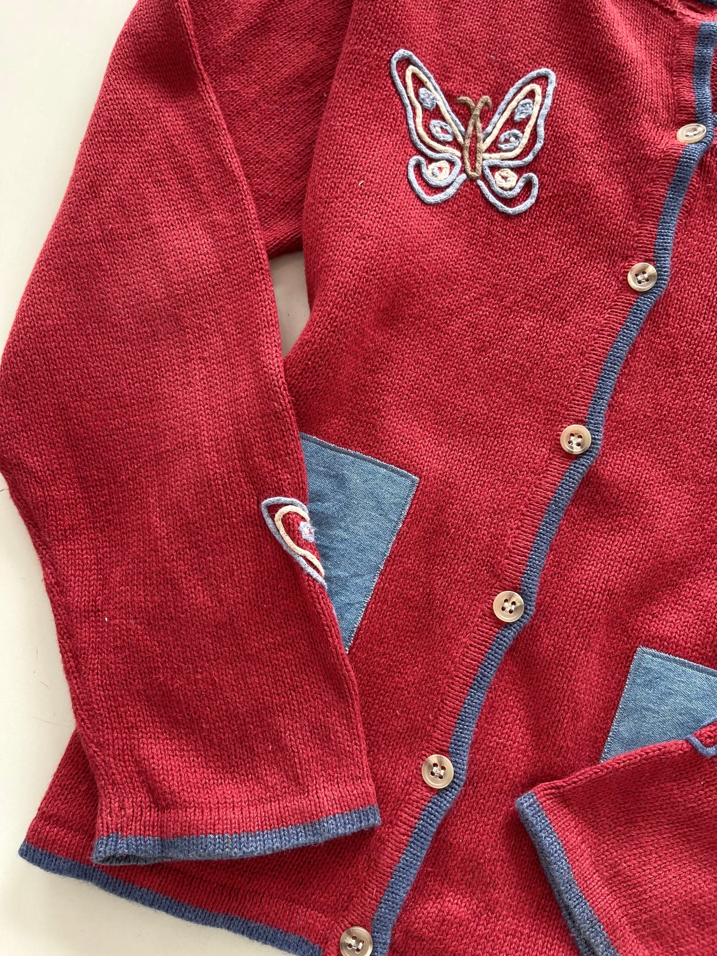 Christopher & Banks Embroidered Sweater-Bust 46