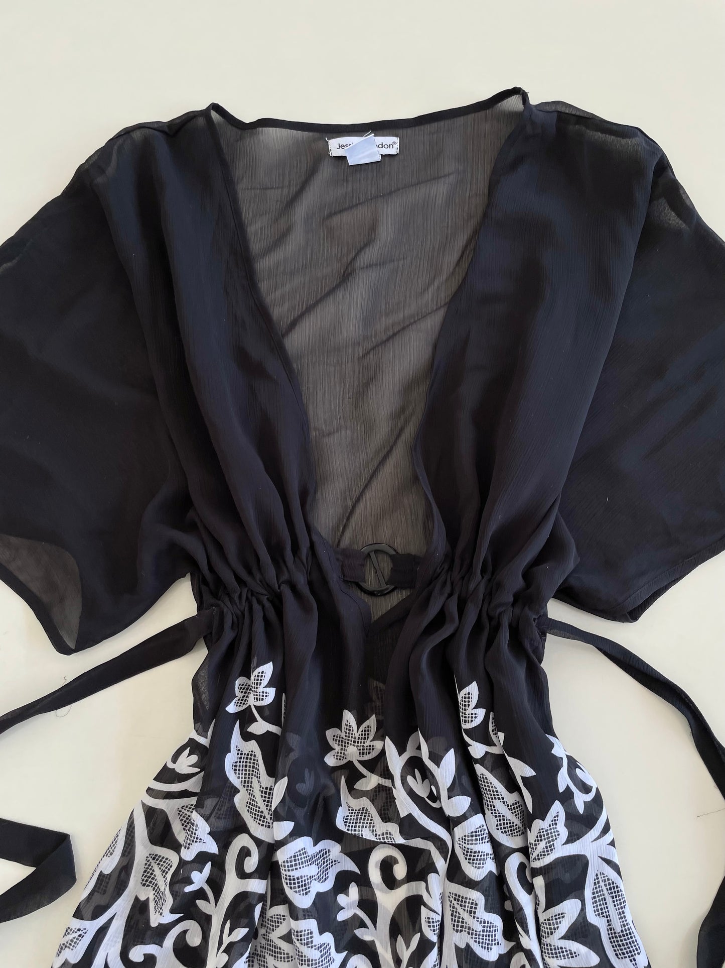 Jessica London Sheer Coverup Dress-Bust 46 to 48