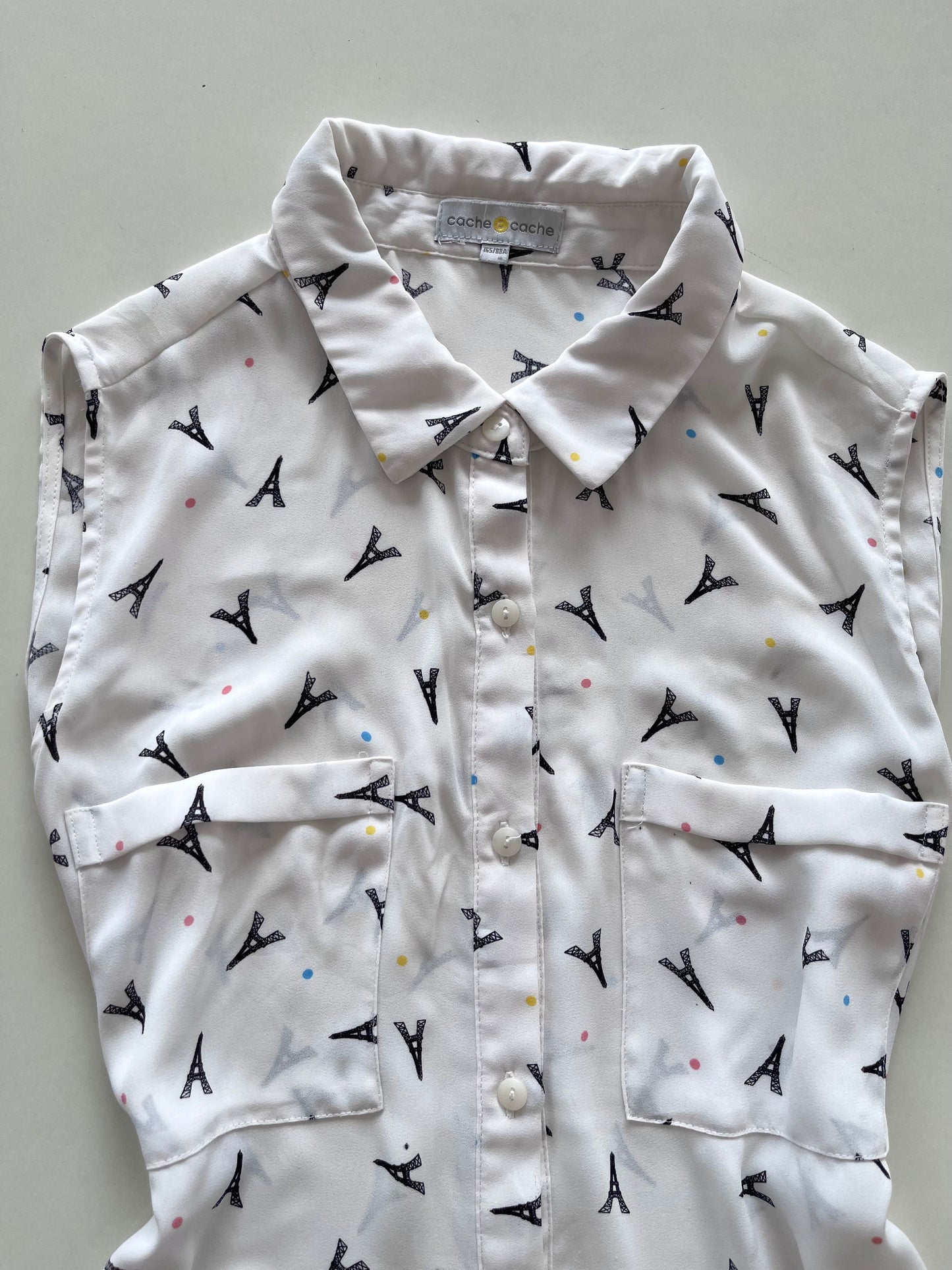 Cache Cache Sheer Top-Bust 38
