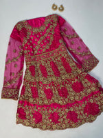 Load image into Gallery viewer, Heavily Embroidered Semi Stitched Kurta Set-Freesize 30 to 42
