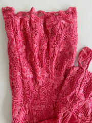 Sequin & Lace Vintage Dress-Bust 34