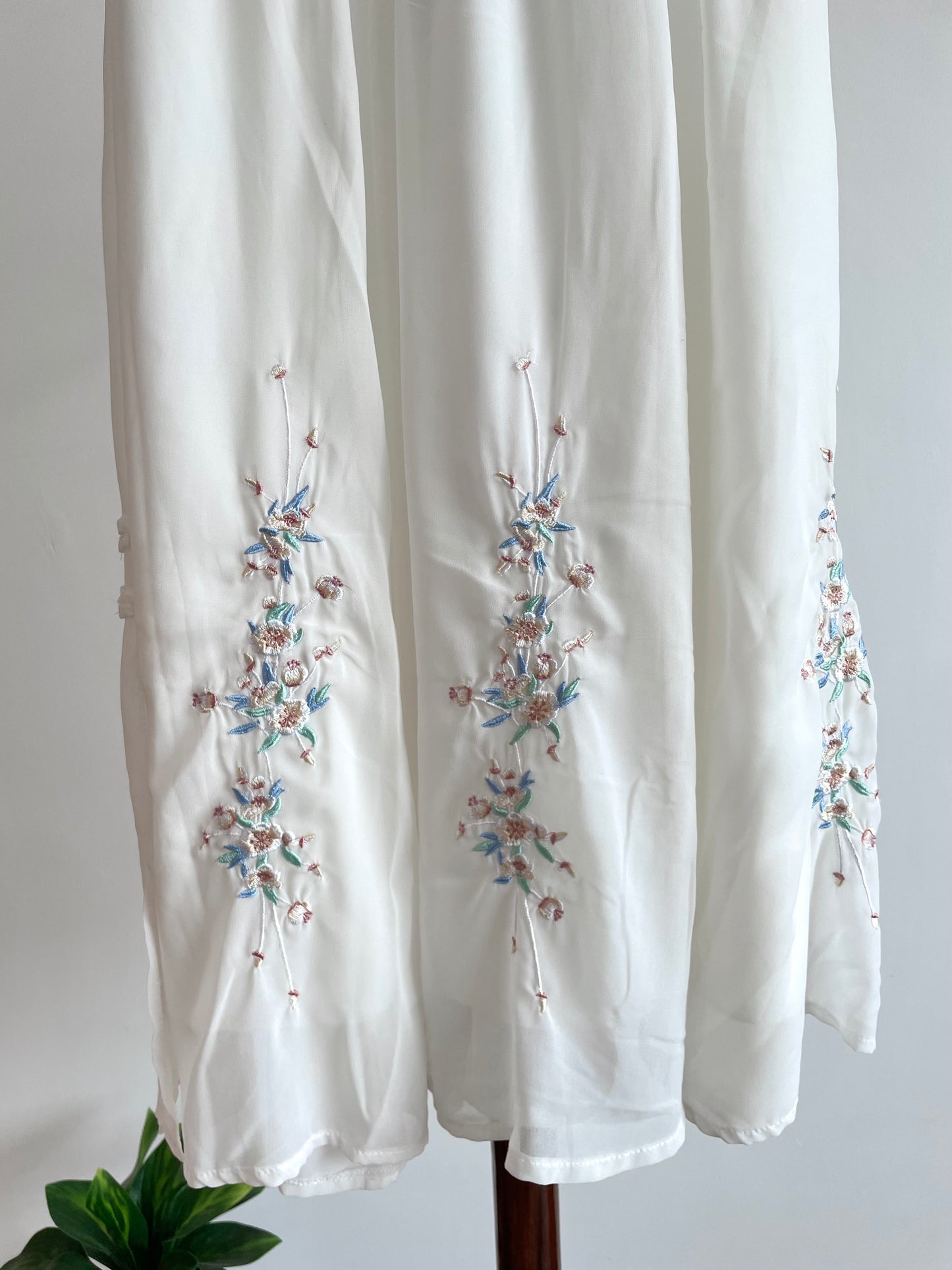 Pearl Embroidered Skirt-Waist 26 to 34