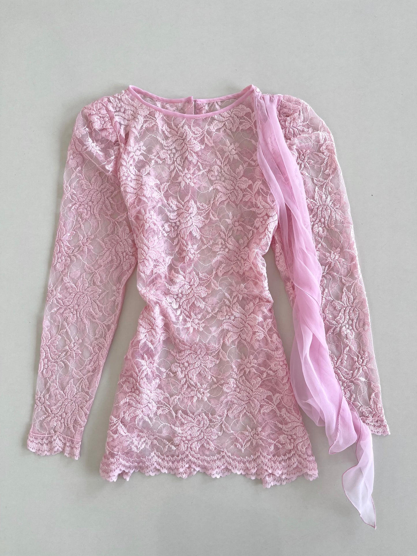Lace Sheer Top-Bust 42
