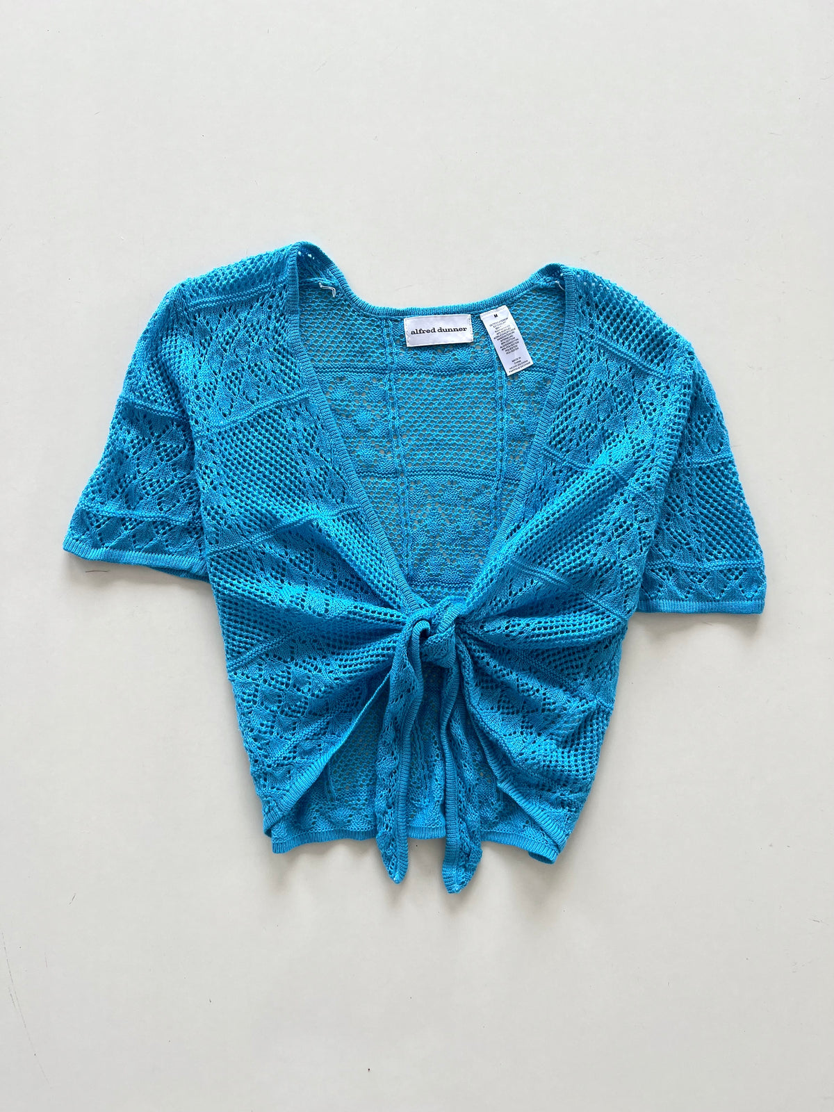 Alfred Dunner Crochet Cotton Top-Bust 40