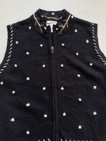 Load image into Gallery viewer, Christopher &amp; Banks Hand Embroidered Sweater Vest-Bust 48
