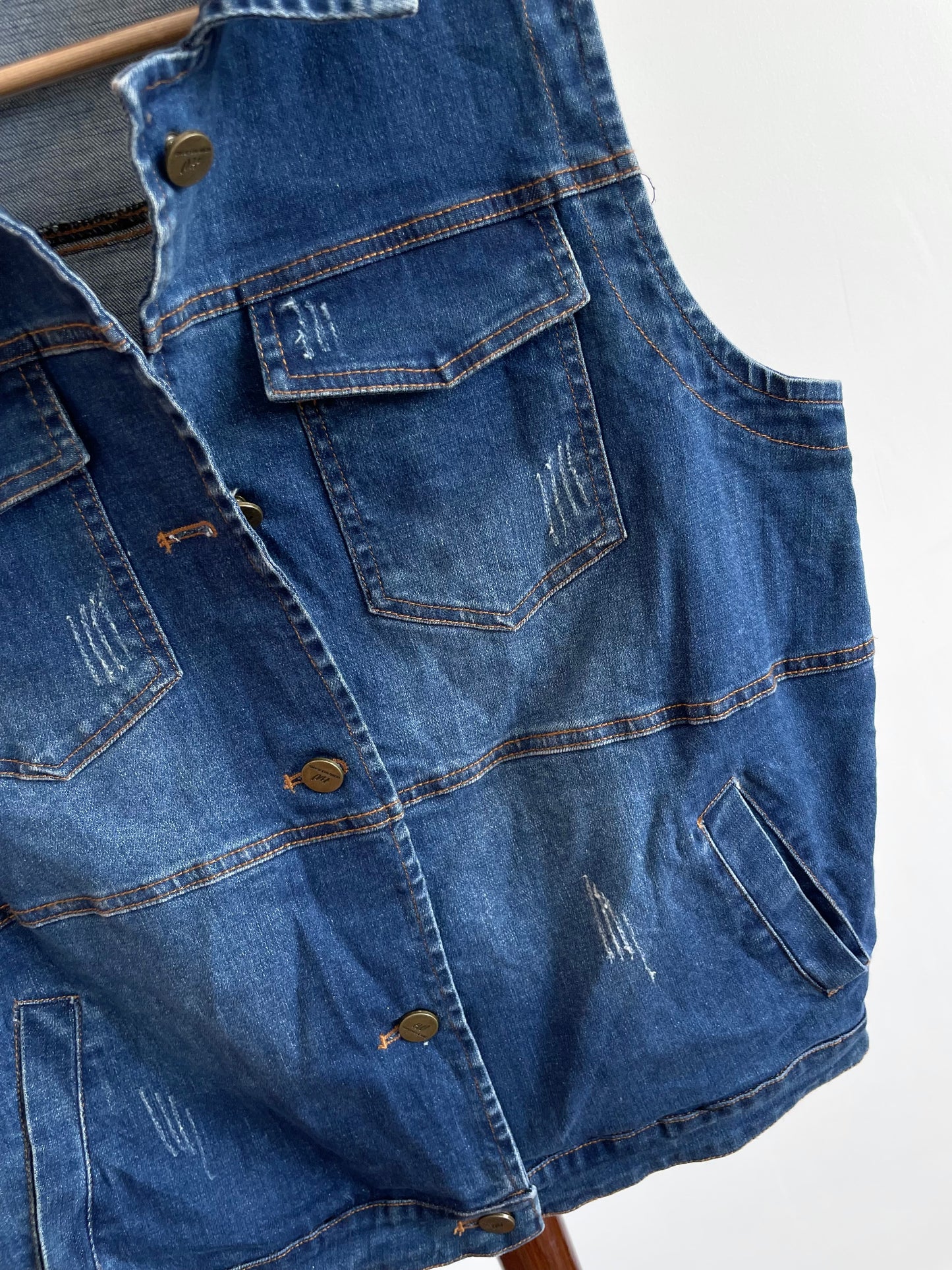 Denim Vest-Chest 42